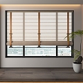 Roman Curtain Shutter Shangri-La Curtain Curtain Dream Curtain 3d model