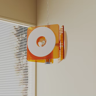 Modern chandelier 3d model