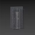 Modern Shower Sauna Design With Stone Wall Glass Partition And Natural Water Flow