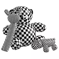 Charming Plush Bear Toy With Rabbit And Dog Stuffed Dolls