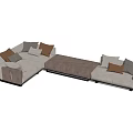 Arflex Multiplayer Sofa Modern Multiplayer Sofa 3d model
