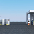 Modern Gate 3d model