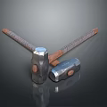 Durable Hardware Hammers with Metal Heads and Wooden Handles for Construction Repair and DIY Tasks