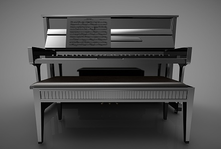 Modern Piano 3d model