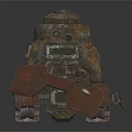 CARTOON TANKS INDUSTRIAL LOFT TANKS 3d model