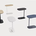 Modern Minimalist Side Tables With Multiple Colors And Sleek Simple Design 3d model