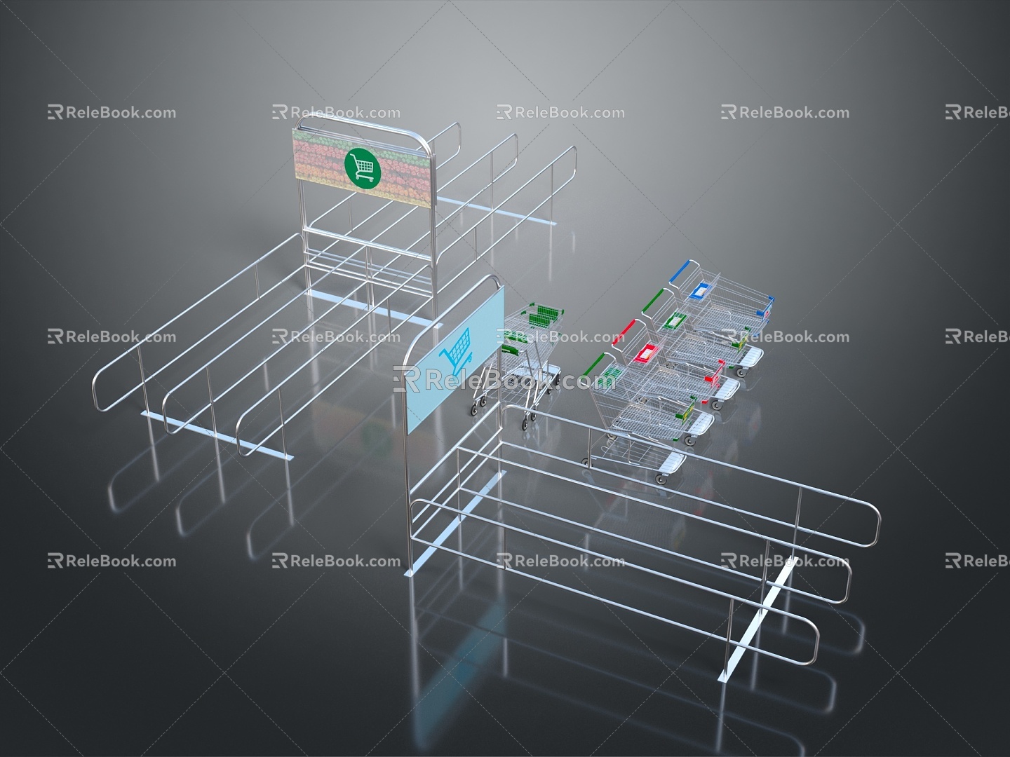 Iron frame large iron frame iron frame house factory industrial iron frame iron ladder rigid ladder work frame rigid scaffold 3d model