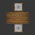 Natural Wooden Table And Stool Set With Striped Top And Sturdy Legs