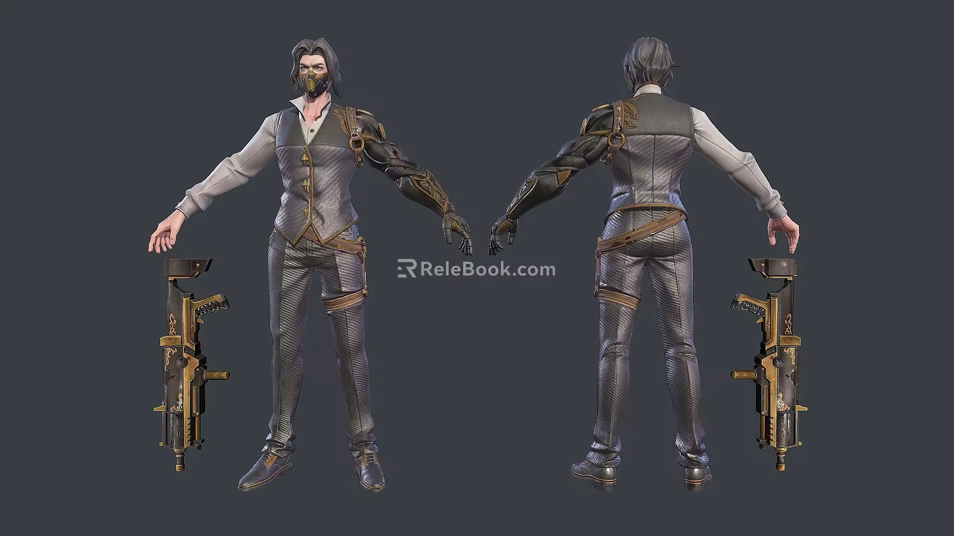 Rebuild Man Warrior 3d model