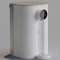 Modern White Instant Hot Water Dispenser with Digital Display and Water Tray Daily Electrical Appliance