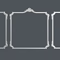 Six Different Styles of Gypsum Molding Frames for Home Interior Decoration