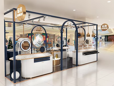 Zhongdao Counter Economical Jewelry Accessories Space 3d model