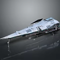 Modern Spaceship Spacecraft 3d model