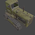 Road roller 3d model