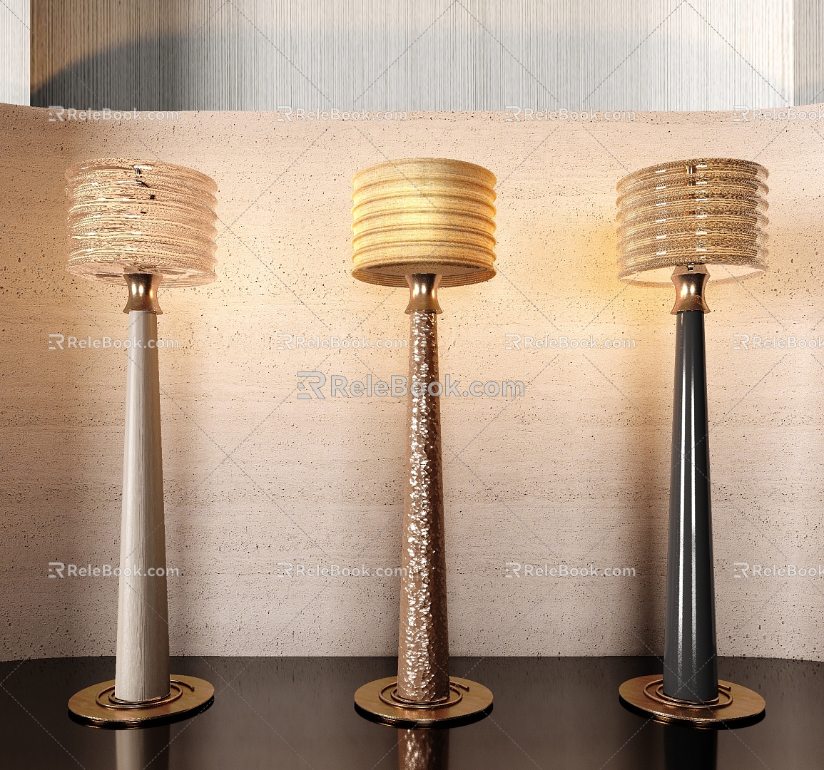 Modern floor lamp 3d model