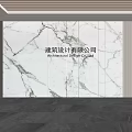 Modern Front Desk Background Wall Simple Background Wall Front Desk Reception Area Background Wall Company Front Desk Background Wall 3d model
