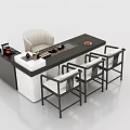 Modern avant-garde novel trend economic and practical high-end atmosphere on the grade 3d model