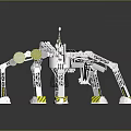 Mechanical Spider Robot With Multi Legged Robotic Structure And Design Elements