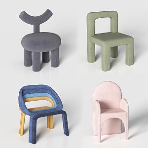 Modern Children's Chair Children's Chair 3d model