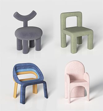 Modern Children's Chair Children's Chair 3d model