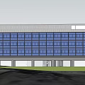 Corbusier Works Dormitory Overhead Floor 3d model