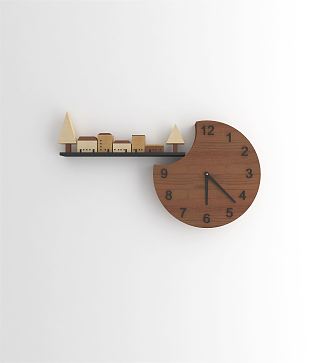 Modern Clock 3d model