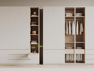 Modern wardrobe 3d model