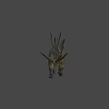 Realistic Stegosaurus Dinosaur Game Movie Character With Spiked Back And Detailed Skin