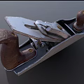 High Quality Hardware Tools Metal Woodworking Plane With Wooden Handle For Carpentry