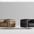 Modern CASSINA Single Sofa Combination 3d model