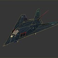 Stealth Aircraft Military Aircraft Stealth Bomber Long-range Bomber Fighter Fighter Next-generation Aircraft 3d model