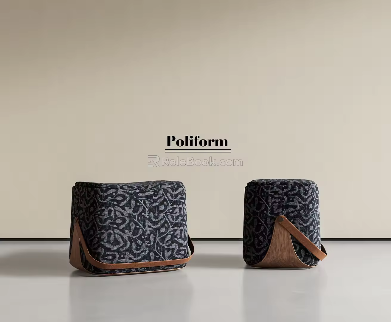 Middle Ancient Silent Sofa Stool Low Stool Shoe Changing Stool 3d model