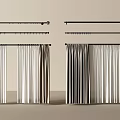 Elegant Curtains In Neutral Tones With Various Fabric And Hanging Styles