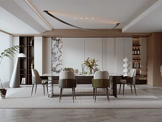 Modern Restaurant 3d model