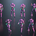 Robot Binding Action Robot Warrior Gundam Mecha Man Science Fiction Man Transformers Mecha Warrior Future Warrior Iron Man Robot 3d model