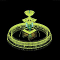 Garden Ornament Marble Fountain With Circular Basin Multi Tiered Design And Water Flow Features