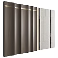 Modern Textured Wall Panels Design With Wooden And Light Color Finishes