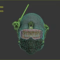 Camouflage Military Tactical Helmet With Goggles Antenna And Protective Design