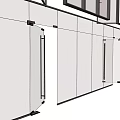 Modern Room Dividers With Multiple Folding Panels For Indoor Space Separation Design 3d model