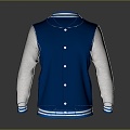 Jacket Leather Jacket Fashion Jacket Casual Jacket 3d model