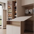 Modern Minimalist Sideboard Cabinet With Ample Storage And Display Space For Home Dining And Kitchen