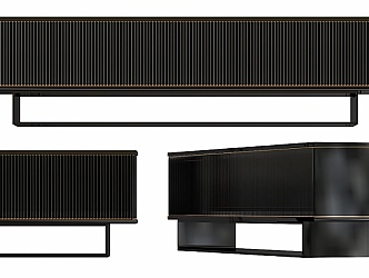 Modern TV Cabinet Light Luxury TV Cabinet Black TV Cabinet Floor TV Cabinet Fashion TV Cabinet Long Strip TV Cabinet Italian Style TV Cabinet Nordic TV Cabinet 3d model