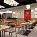 Orange Restaurant With Affordable Deals Traditional Flavors Modern Trends Glass Doors Tables Chairs And Plants