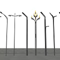 Stylish Outdoor Light Poles with Diverse Designs for Exterior Illumination Solutions
