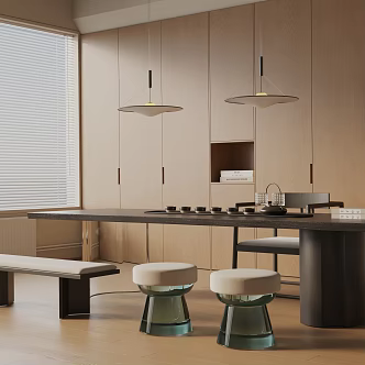 Modern Tea Room 3d model
