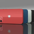 Various Colored Smartphones Displayed In Array With Camera Modules And Modern Design