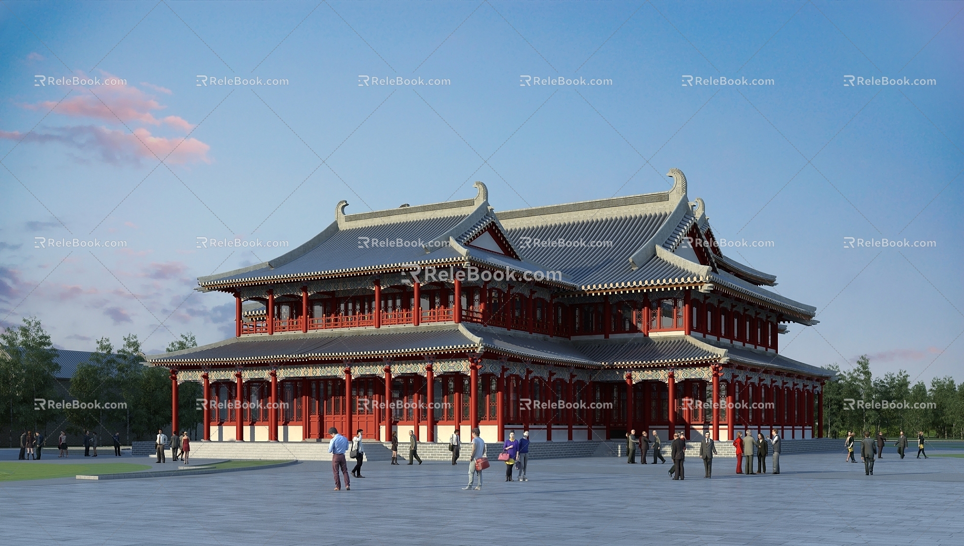 Modern Chinese Ancient Architecture Ancient Architecture 3d model