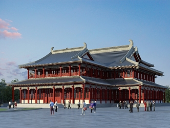 Modern Chinese Ancient Architecture Ancient Architecture 3d model