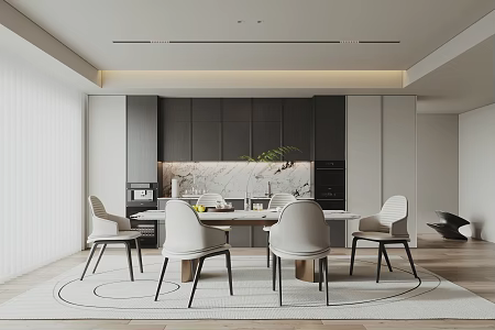 Modern Restaurant 3d model