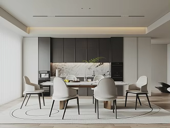 Modern Restaurant 3d model
